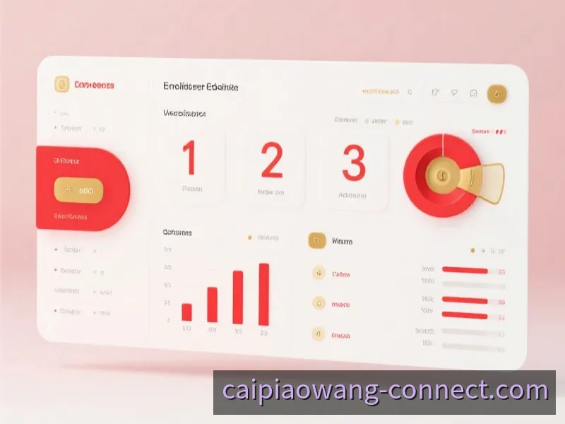 结构清晰的开奖数据查询界面示意